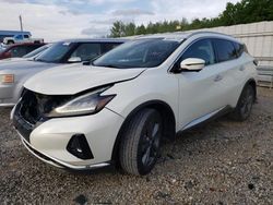 Salvage cars for sale from Copart Memphis, TN: 2020 Nissan Murano Platinum
