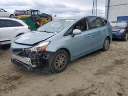 Salvage cars for sale at Windsor, NJ auction: 2015 Toyota Prius V