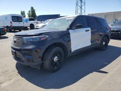 Salvage cars for sale from Copart Hayward, CA: 2020 Ford Explorer Police Interceptor
