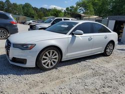 Salvage cars for sale from Copart Fairburn, GA: 2016 Audi A6 Premium