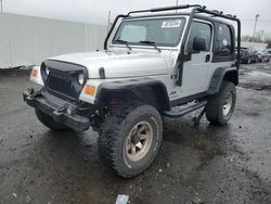 Jeep Wrangler salvage cars for sale: 2005 Jeep Wrangler X