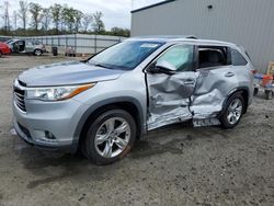 Salvage cars for sale from Copart Spartanburg, SC: 2016 Toyota Highlander Limited