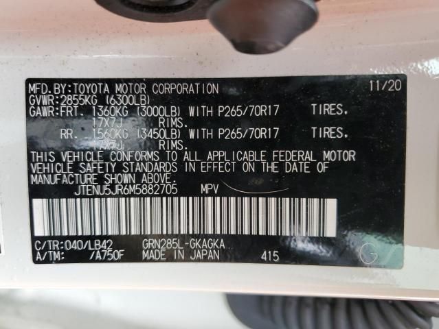 2021 Toyota 4runner SR5/SR5 Premium