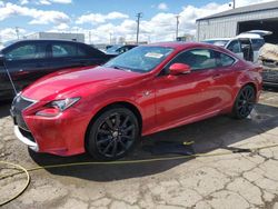Salvage cars for sale at Chicago Heights, IL auction: 2016 Lexus RC 300