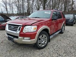 Salvage cars for sale at Candia, NH auction: 2010 Ford Explorer Eddie Bauer