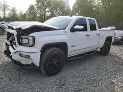 Salvage cars for sale from Copart Waldorf, MD: 2016 GMC Sierra K1500 SLE