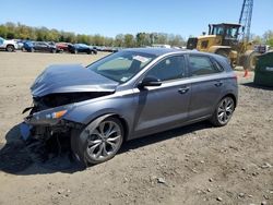Salvage cars for sale from Copart Windsor, NJ: 2019 Hyundai Elantra GT N Line