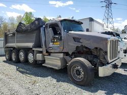 Salvage trucks for sale at Mebane, NC auction: 2021 Peterbilt 567