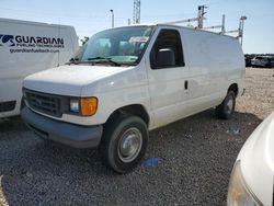 Ford salvage cars for sale: 2006 Ford Econoline E250 Van