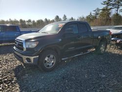 Salvage cars for sale at Windham, ME auction: 2010 Toyota Tundra Double Cab SR5