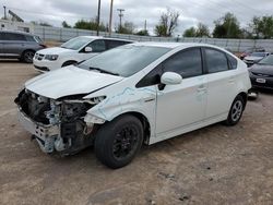 Salvage cars for sale at Oklahoma City, OK auction: 2015 Toyota Prius