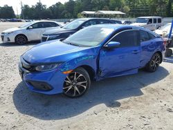 Salvage cars for sale from Copart Savannah, GA: 2021 Honda Civic Sport