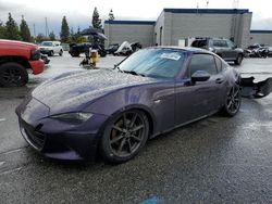 Salvage cars for sale at Rancho Cucamonga, CA auction: 2017 Mazda MX-5 Miata Club