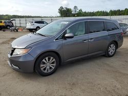Salvage cars for sale at Harleyville, SC auction: 2015 Honda Odyssey EXL