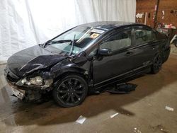 Salvage cars for sale at Ebensburg, PA auction: 2010 Honda Civic SI