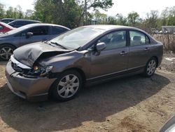 Salvage cars for sale from Copart Baltimore, MD: 2011 Honda Civic LX