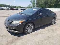 Honda salvage cars for sale: 2012 Honda Civic EXL