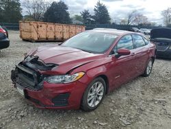 Salvage cars for sale from Copart Madisonville, TN: 2019 Ford Fusion SE