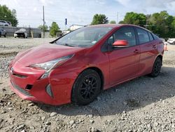 Vehiculos salvage en venta de Copart Mebane, NC: 2016 Toyota Prius