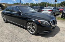 Salvage cars for sale at Jacksonville, FL auction: 2015 Mercedes-Benz S 550