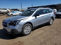 Salvage cars for sale from Copart Colorado Springs, CO: 2018 Subaru Outback 2.5I