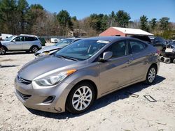 Salvage cars for sale at Mendon, MA auction: 2012 Hyundai Elantra GLS