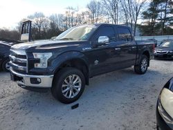 Salvage cars for sale at North Billerica, MA auction: 2015 Ford F150 Supercrew