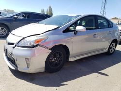 Salvage cars for sale at Hayward, CA auction: 2015 Toyota Prius