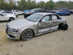 Salvage cars for sale from Copart Waldorf, MD: 2014 Audi A4 Premium