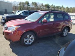 Salvage cars for sale at Exeter, RI auction: 2015 Subaru Forester 2.5I Premium