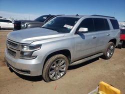 Salvage cars for sale at Brighton, CO auction: 2015 Chevrolet Tahoe K1500 LT