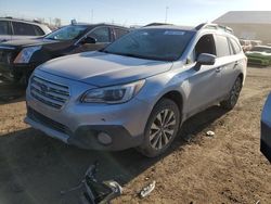 Salvage cars for sale at Brighton, CO auction: 2017 Subaru Outback 2.5I Limited