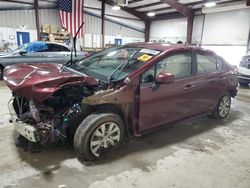 Honda salvage cars for sale: 2012 Honda Civic LX