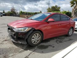 Salvage cars for sale from Copart San Martin, CA: 2018 Hyundai Elantra SE