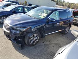 Salvage cars for sale at Exeter, RI auction: 2020 Infiniti QX60 Luxe