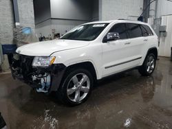 Salvage cars for sale at Ham Lake, MN auction: 2011 Jeep Grand Cherokee Overland