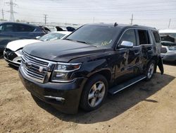 Salvage cars for sale from Copart Elgin, IL: 2017 Chevrolet Tahoe K1500 Premier