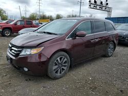 Salvage cars for sale from Copart Columbus, OH: 2015 Honda Odyssey Touring