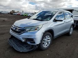 Salvage cars for sale at Brighton, CO auction: 2015 Honda CR-V EX