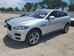 Salvage cars for sale at Riverview, FL auction: 2018 Jaguar F-PACE Premium