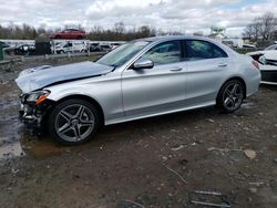 Mercedes-Benz C-Class salvage cars for sale: 2021 Mercedes-Benz C 300 4matic