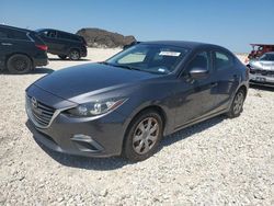 Salvage cars for sale from Copart New Braunfels, TX: 2015 Mazda 3 Sport