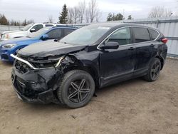 Salvage cars for sale from Copart Bowmanville, ON: 2017 Honda CR-V LX