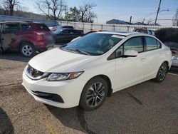 Salvage cars for sale at West Mifflin, PA auction: 2014 Honda Civic EX