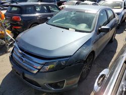 Salvage cars for sale at Martinez, CA auction: 2011 Ford Fusion Hybrid