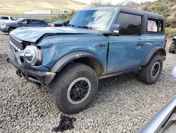 Salvage cars for sale at Reno, NV auction: 2022 Ford Bronco Base