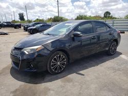 Salvage cars for sale at Miami, FL auction: 2016 Toyota Corolla L