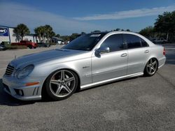 Salvage cars for sale at Fort Pierce, FL auction: 2007 Mercedes-Benz E 63 AMG