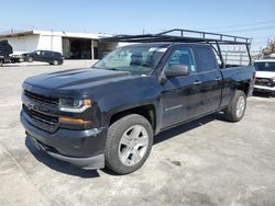 Salvage cars for sale at Sun Valley, CA auction: 2018 Chevrolet Silverado C1500 Custom