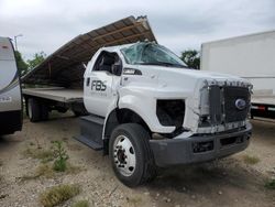 Salvage trucks for sale at San Antonio, TX auction: 2019 Ford F650 Super Duty